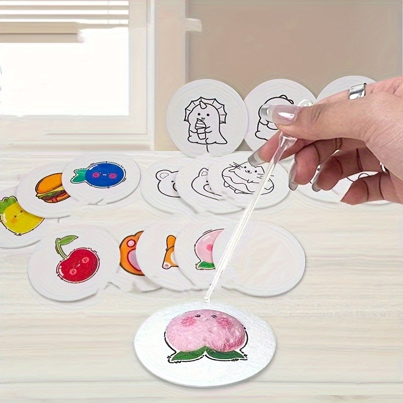 Art Craft Board - 20pcs 3D Round Board Paper –