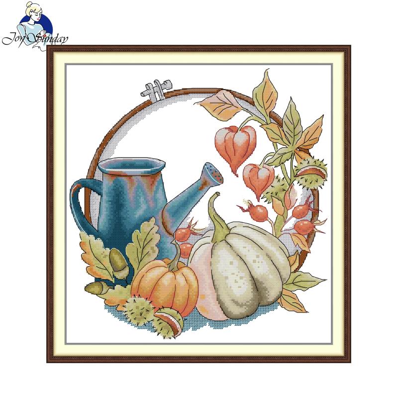 Art And Craft Autumn - Joy Sunday Cross Stitch Kit Autumn