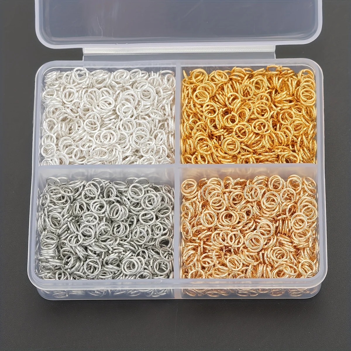 Art Craft Gifts - 1200pcs 3mm Open Jump Rings for