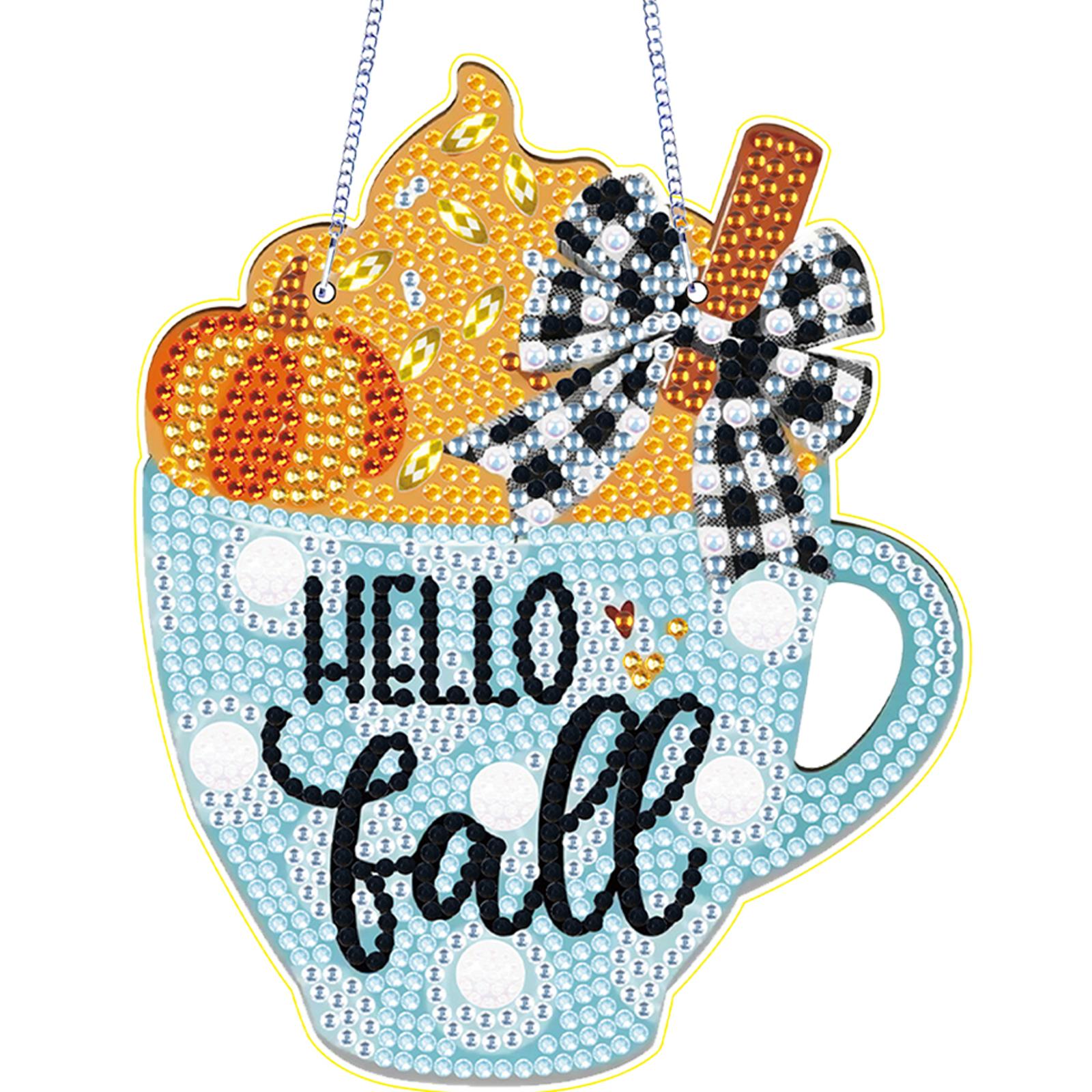 Art And Craft Autumn - Autumn Owl Special Shape Diamond Painting