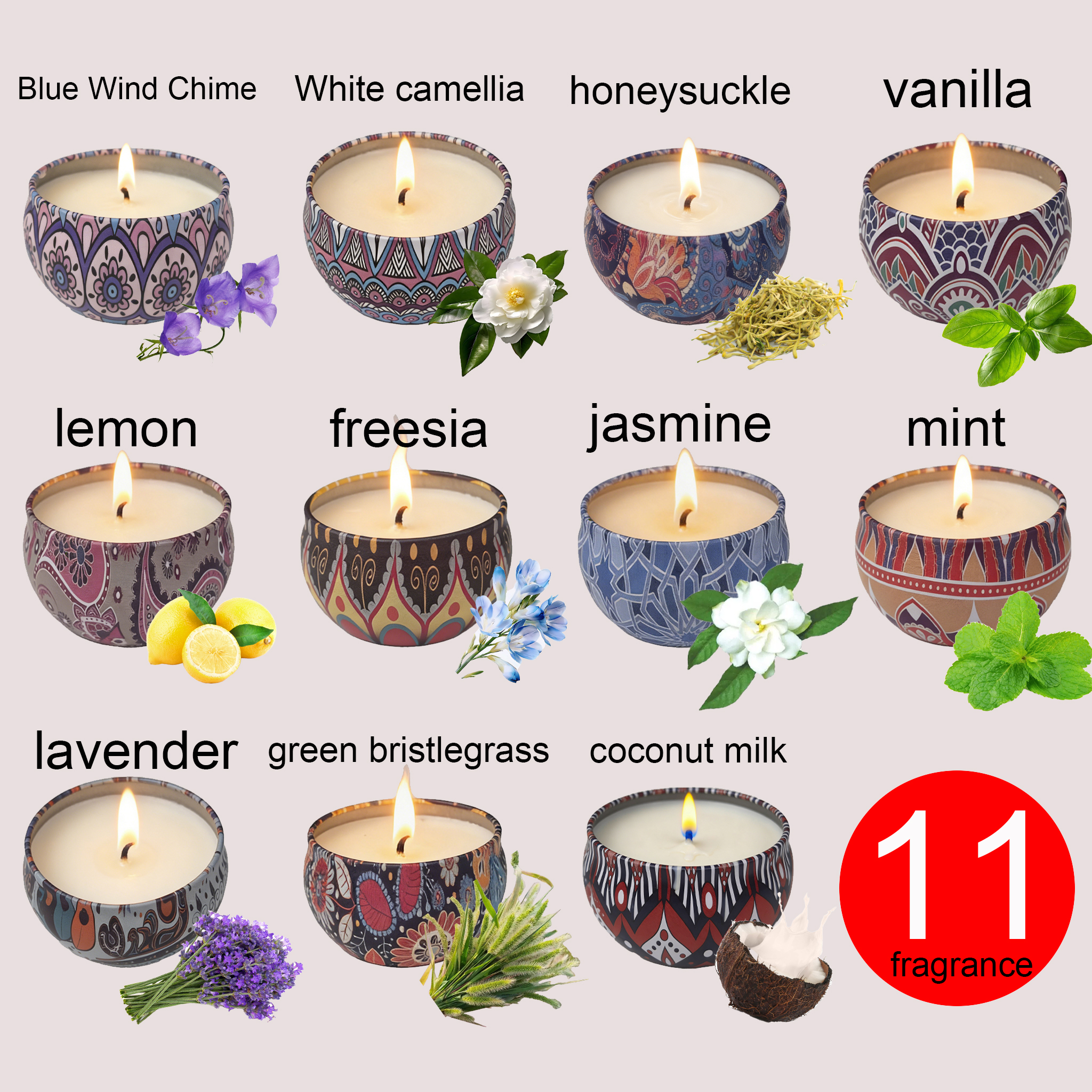 Candle Making Wax - 1 Pack of Ham-Scented Aromatherapy Candles,