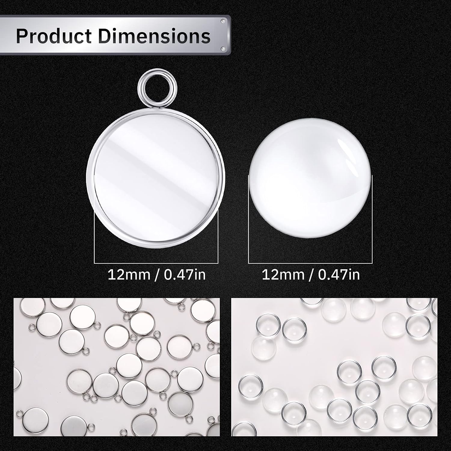 20 Pieces Stainless Steel Roun - đánh giá và giá Art Craft Gifts