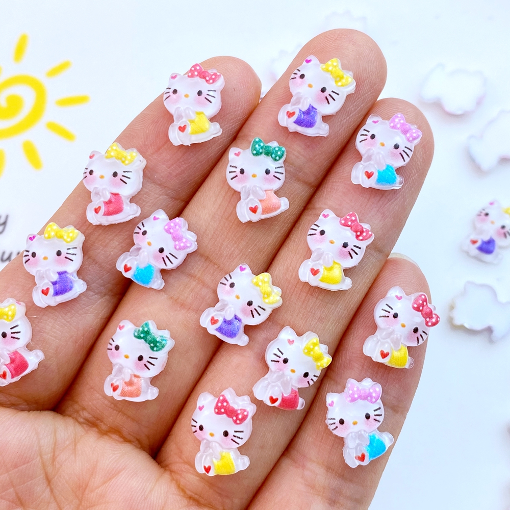 50 pieces of resin shiny mini  - đánh giá và giá Art Craft Cat