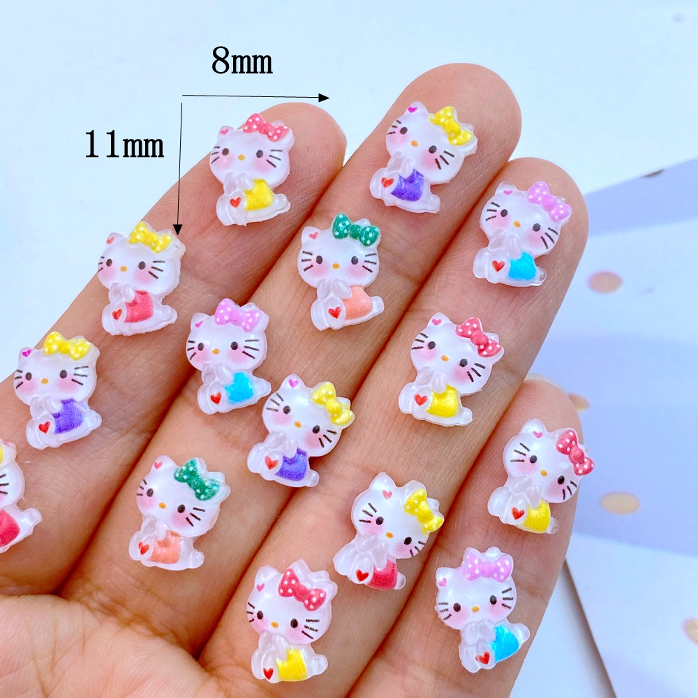 50 pieces of resin shiny mini  - đánh giá và giá Art Craft Cat