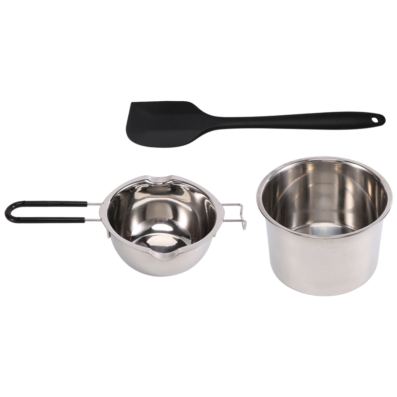 Double Boiler Pot Set Stainles - đánh giá và giá Candle Making Wax