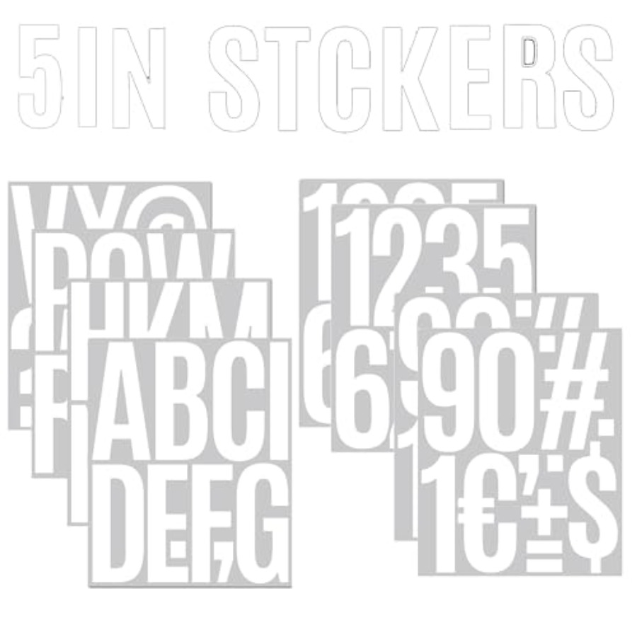 Letter Stickers 8 Sheets Mailb - đánh giá và giá Letter S Art Craft