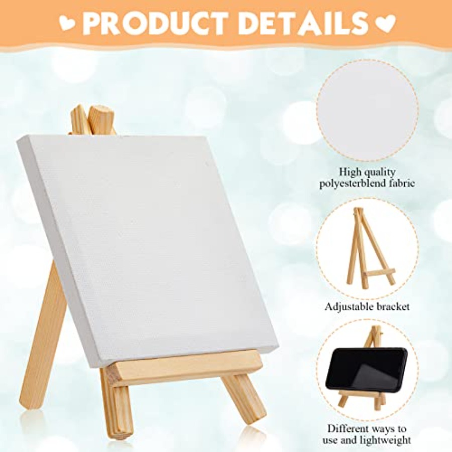 32 Pack 6 x 6 Inch Mini Canvas - đánh giá và giá Art X Craft