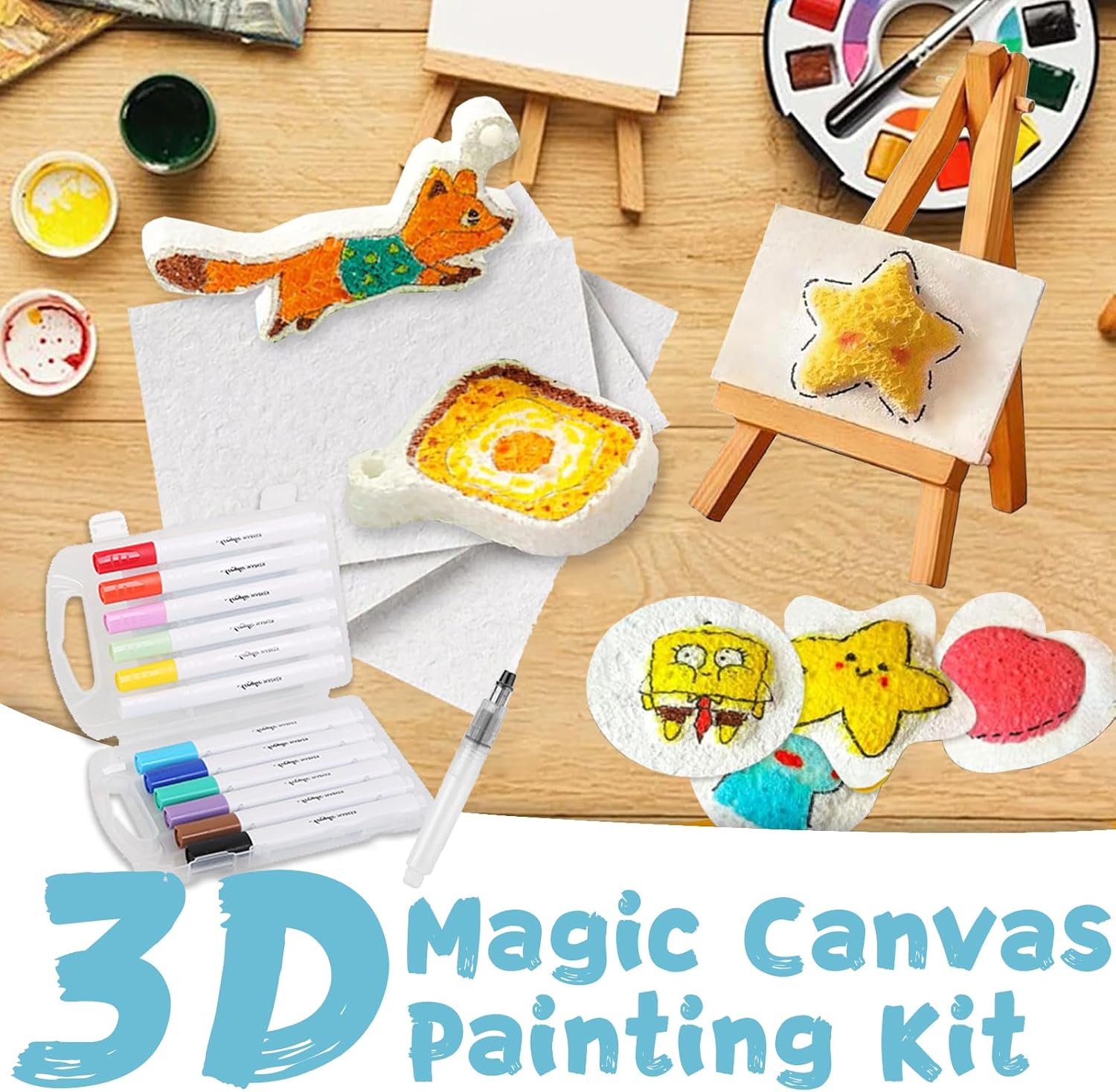 3D Puffy Foam Texture Painting - đánh giá và giá Art Craft Board