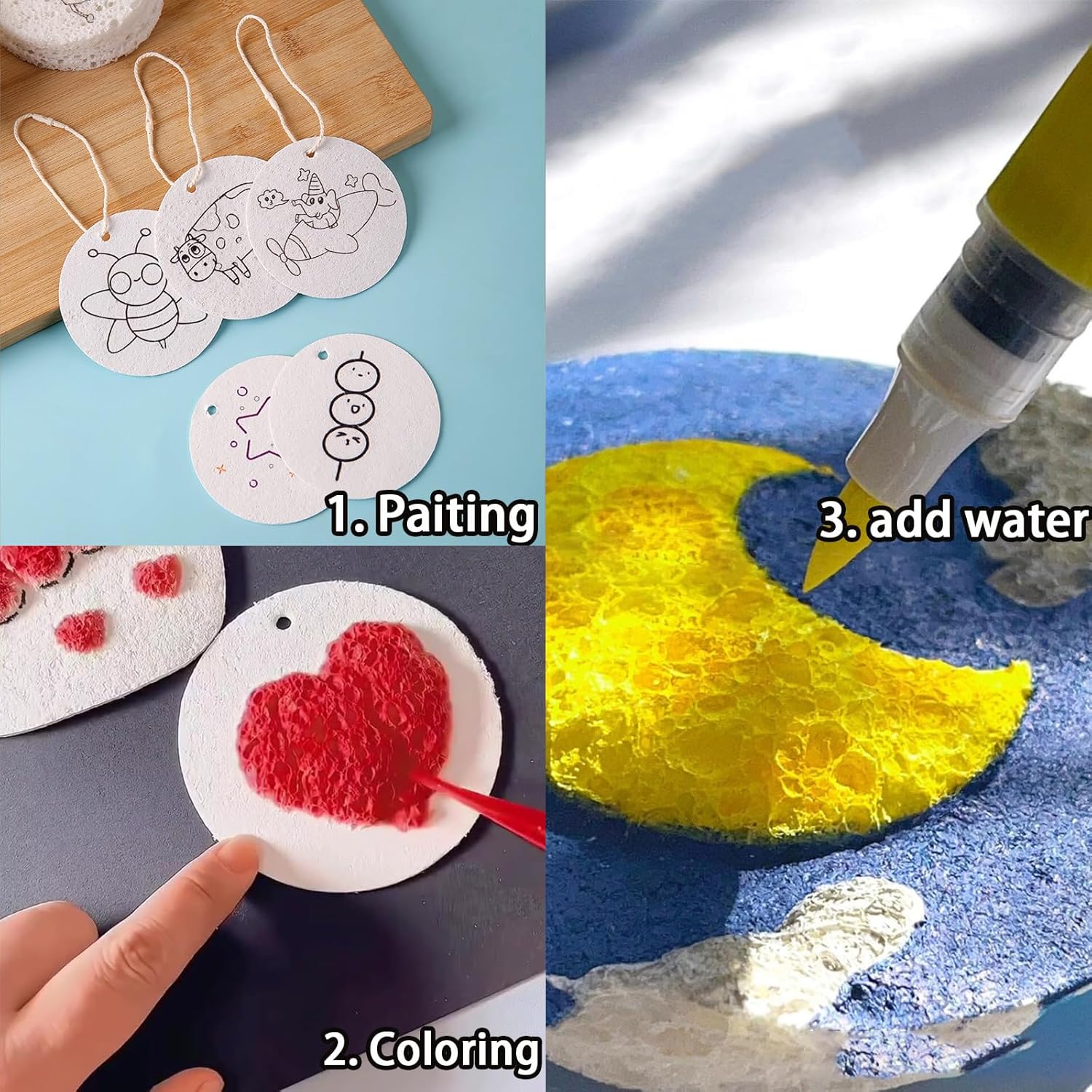 3D Puffy Foam Texture Painting - đánh giá và giá Art Craft Board