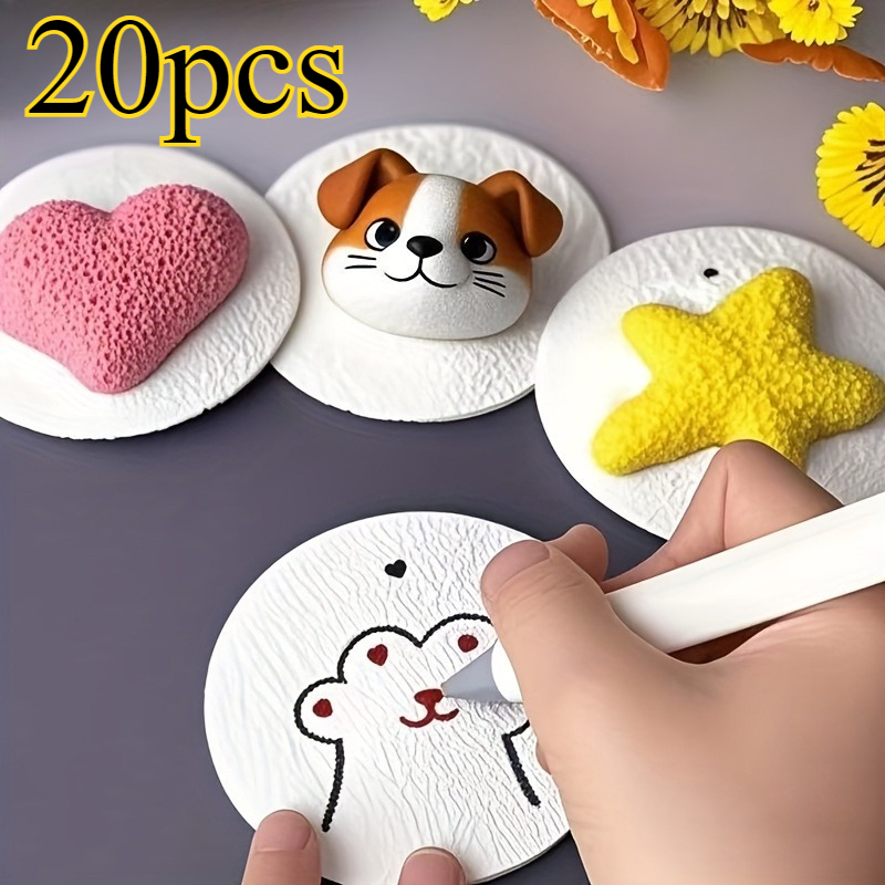 20pcs 3D Round Board Paper – F - đánh giá và giá Art Craft Board