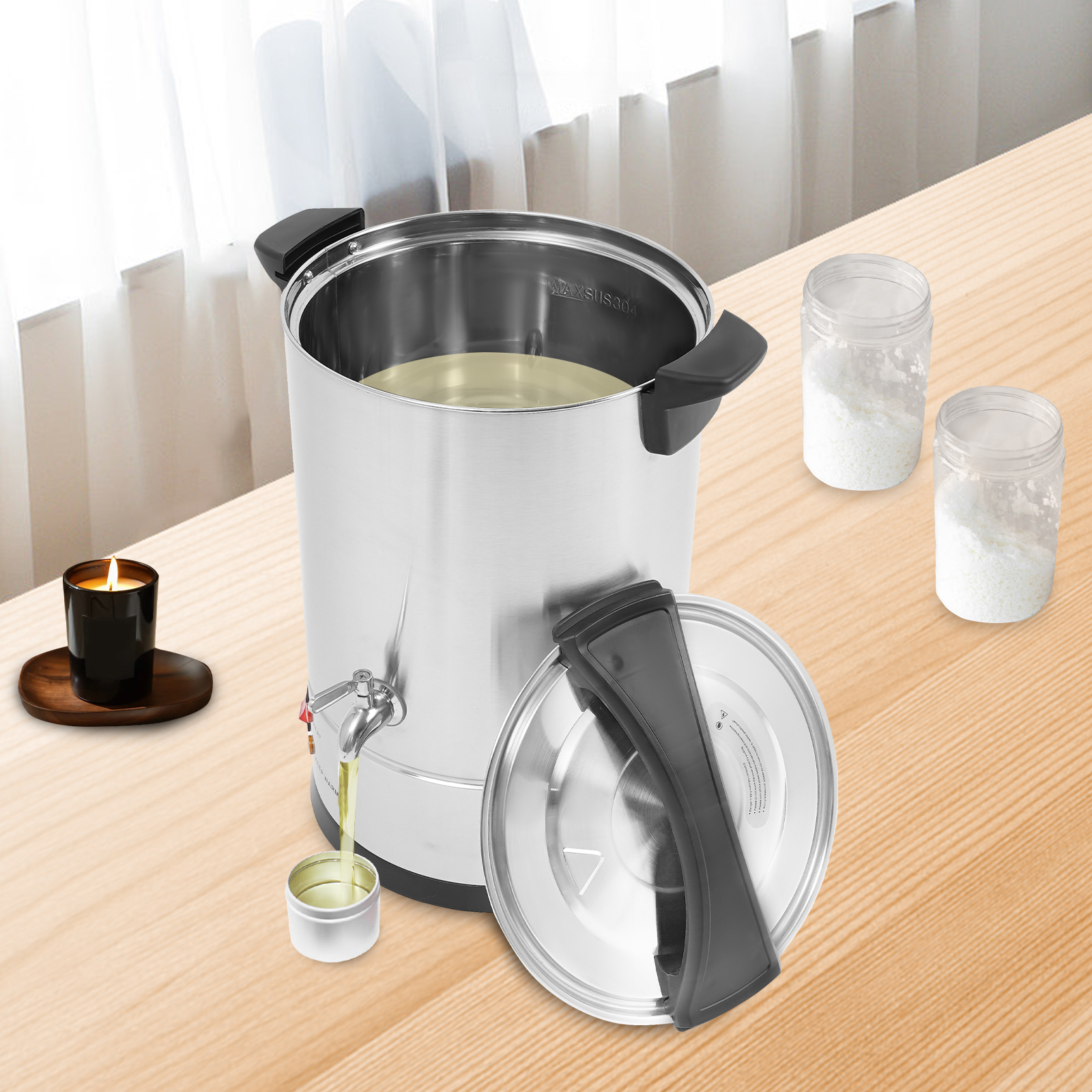 1200 W Electric Wax Melter, 12 - đánh giá và giá Candle Making Wax