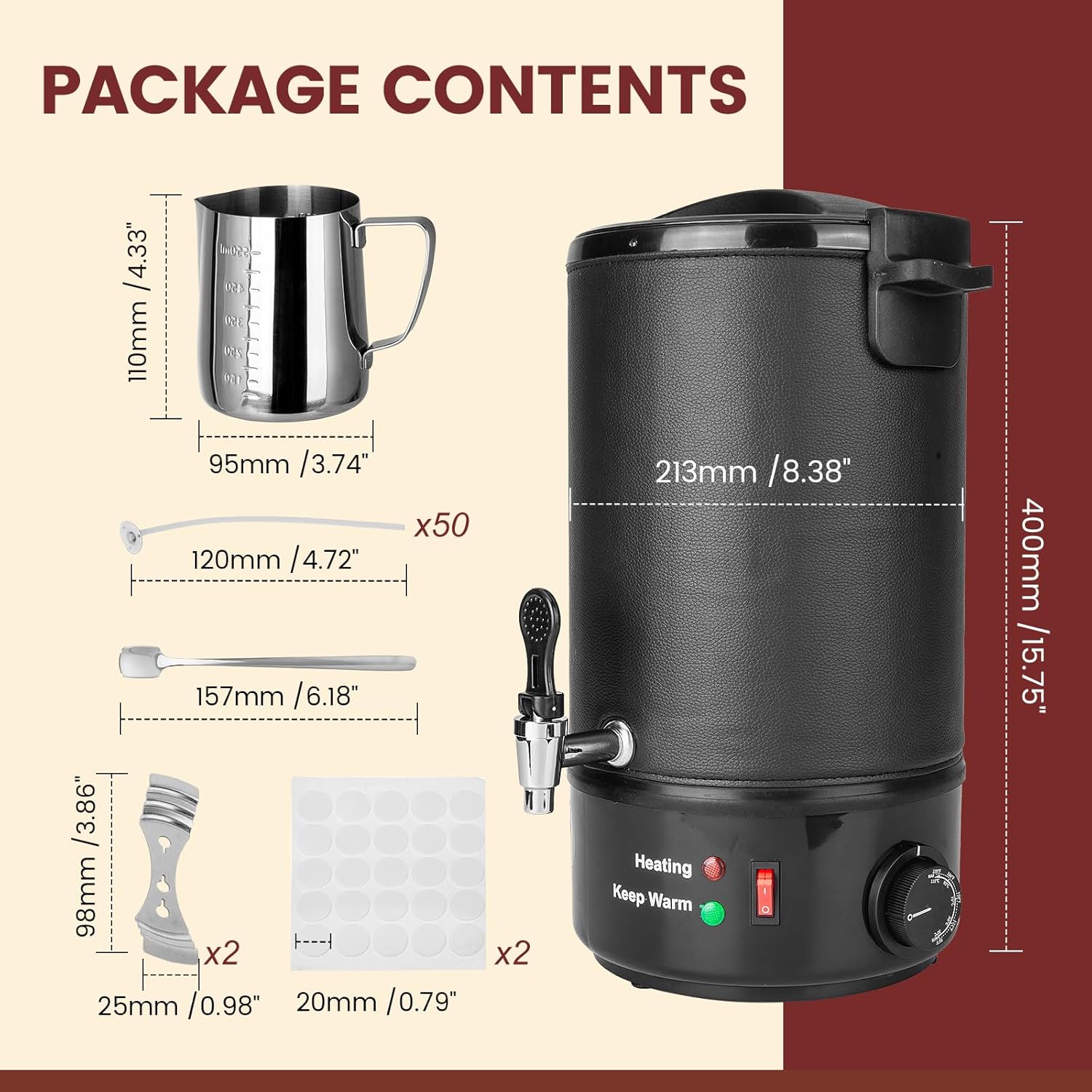 8L Wax Melter for Candle Makin - đánh giá và giá Candle Making Wax