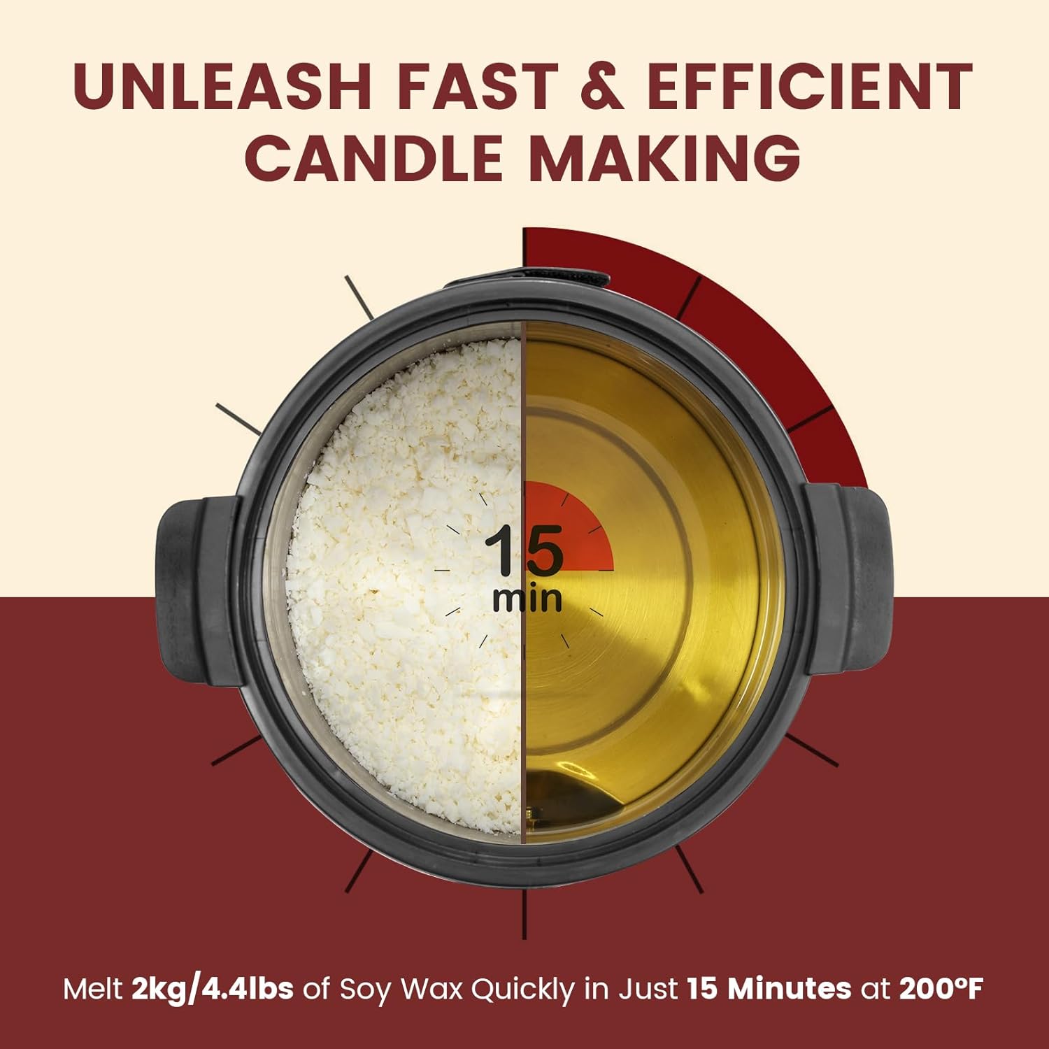 8L Wax Melter for Candle Makin - đánh giá và giá Candle Making Wax