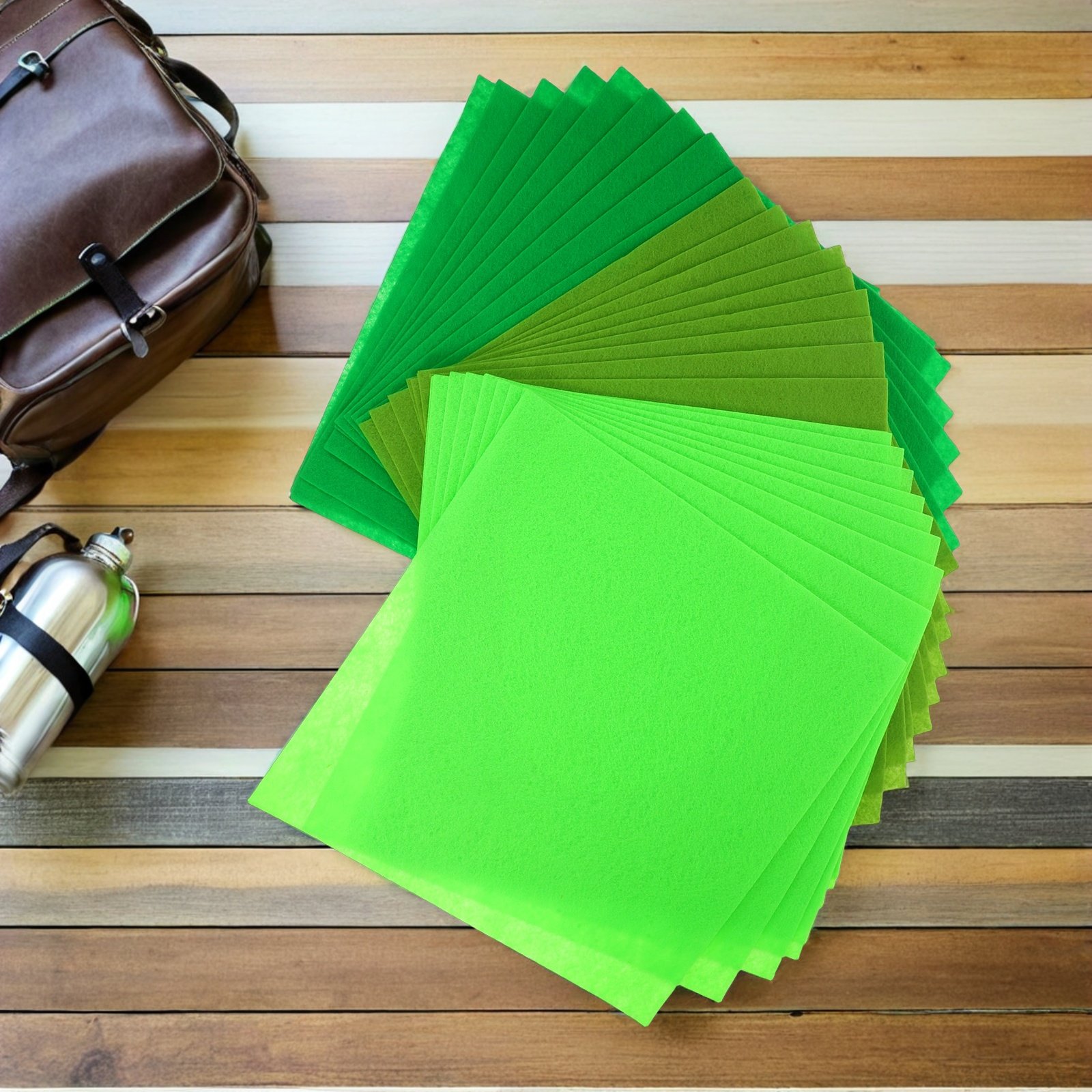 30Pcs Green Felt Sheets Thick  - đánh giá và giá Art And Craft Autumn