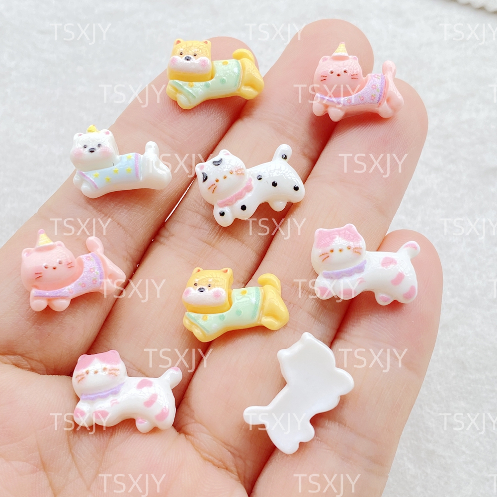 20Pcs Mixed Nail Art Resin Min - đánh giá và giá Art Craft Cat