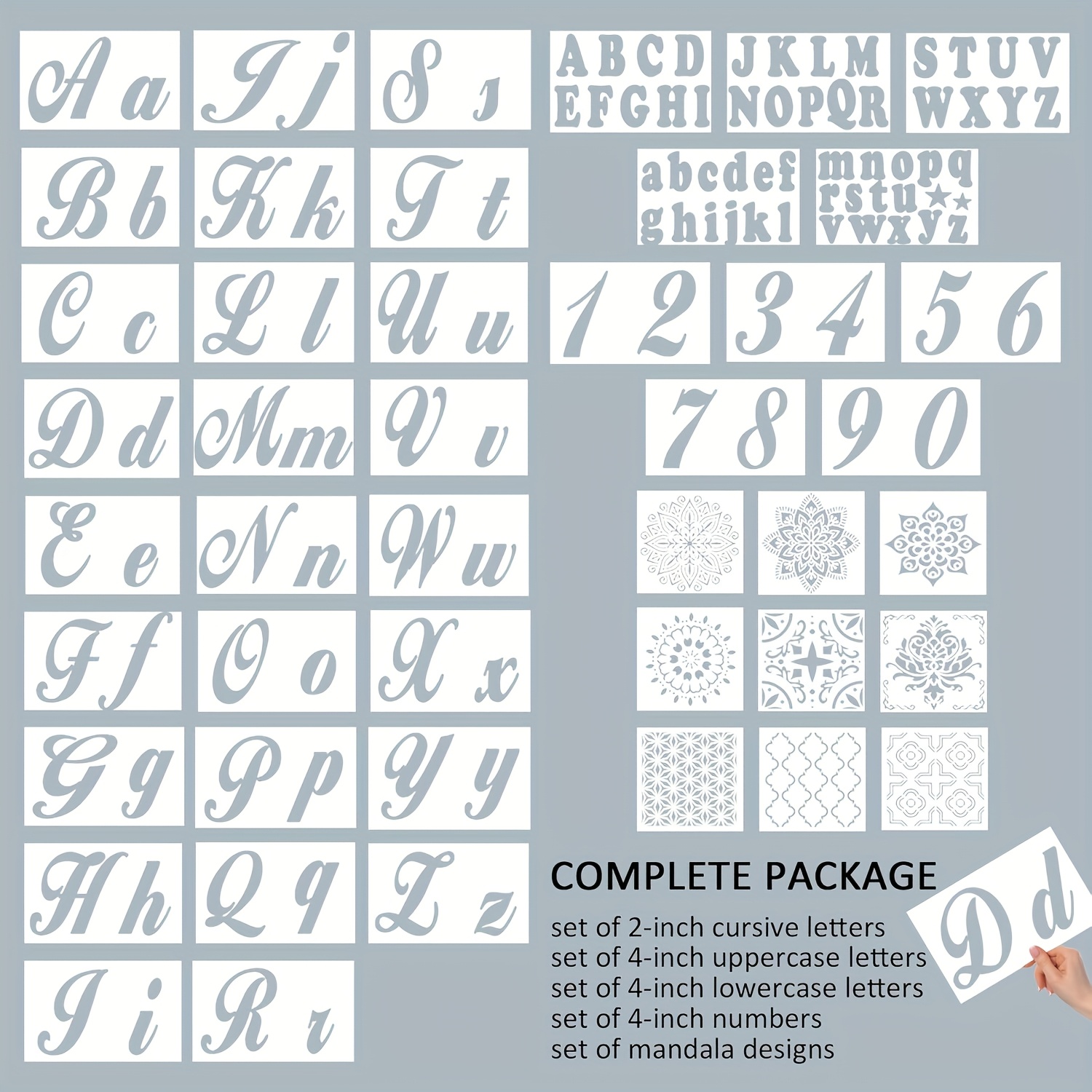 124 Alphabet Numbers & Mandala - đánh giá và giá Letter S Art Craft