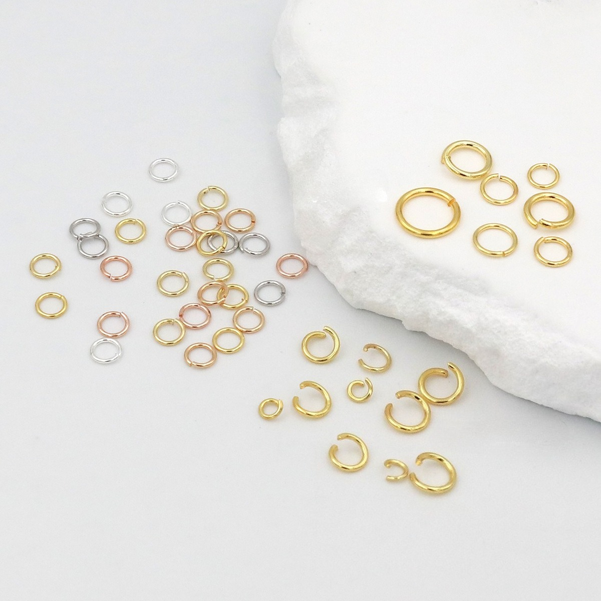 50-100 pcs/lot 3-10mm 925 Silv - đánh giá và giá Art Craft Gifts