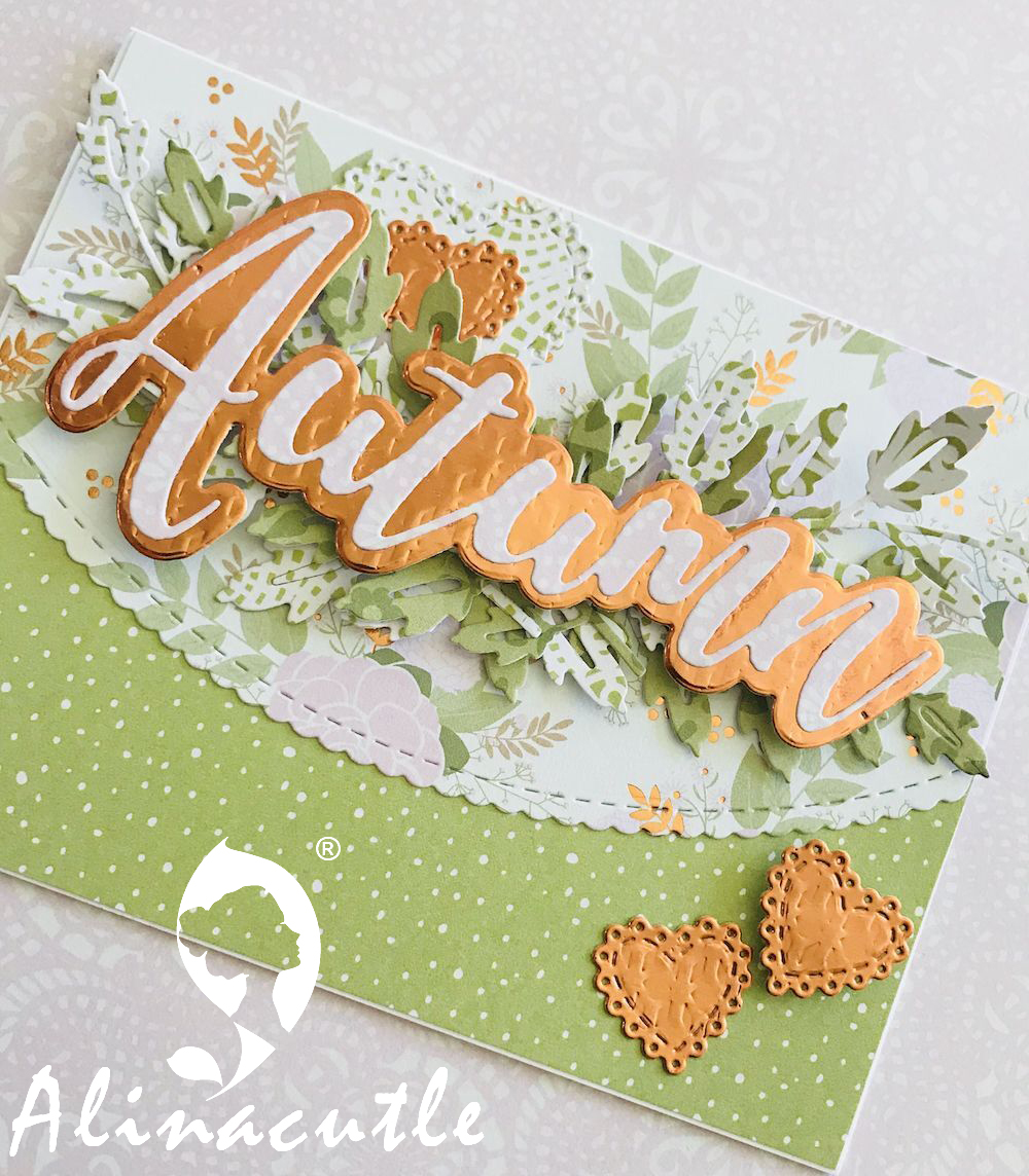 METAL CUTTING DIES cut AlinaCr - đánh giá và giá Art And Craft Autumn