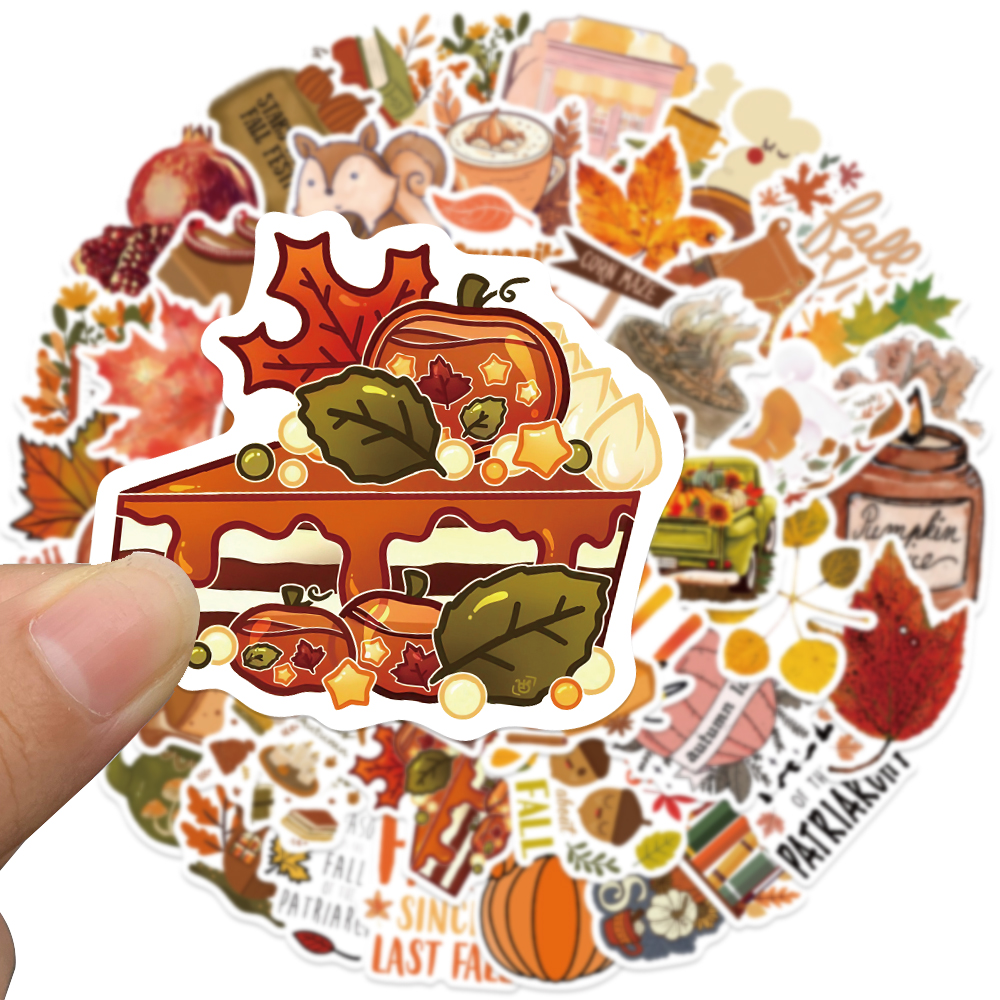 50PCS Cute Autumn Fall Sticker - đánh giá và giá Art And Craft Autumn