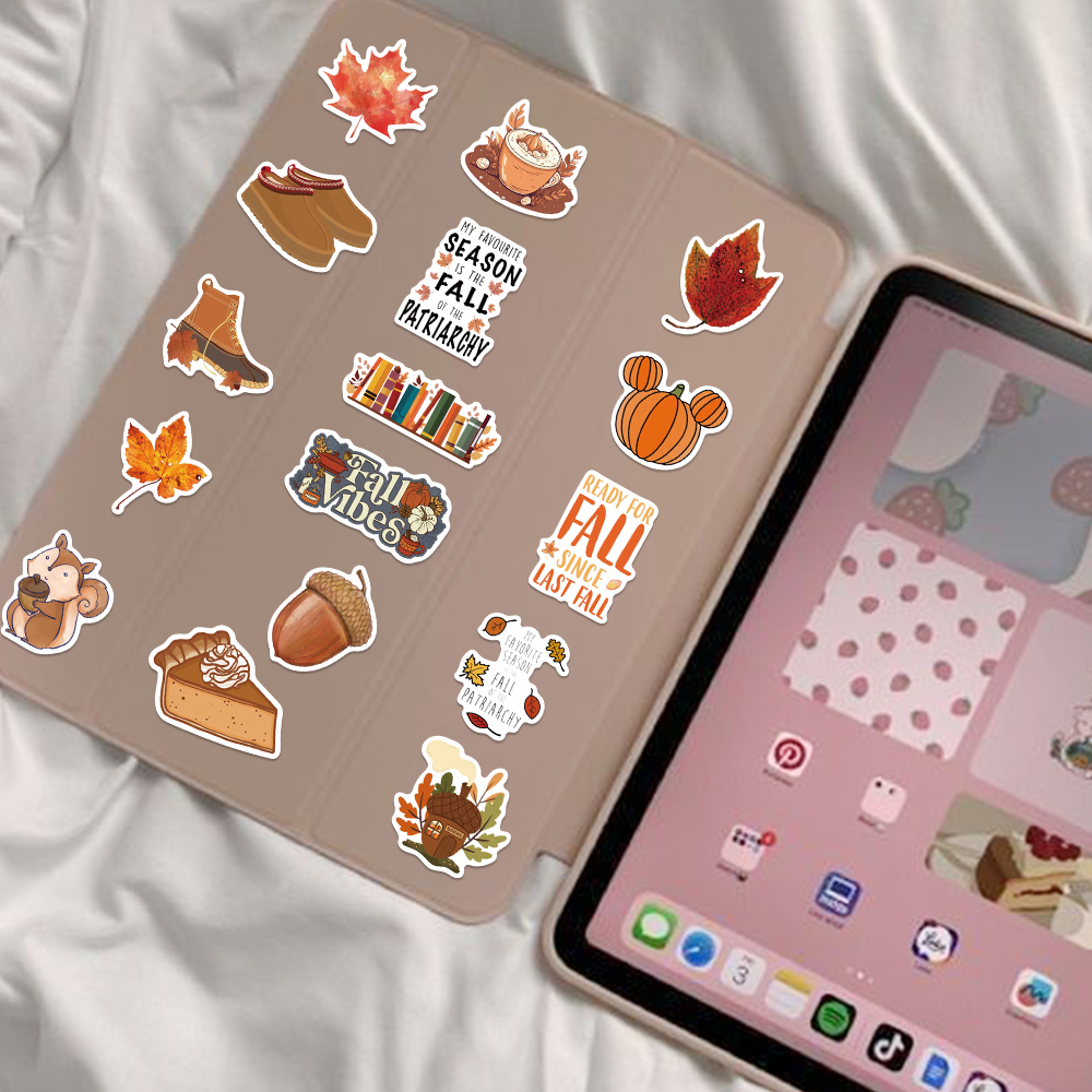 50PCS Cute Autumn Fall Sticker - đánh giá và giá Art And Craft Autumn