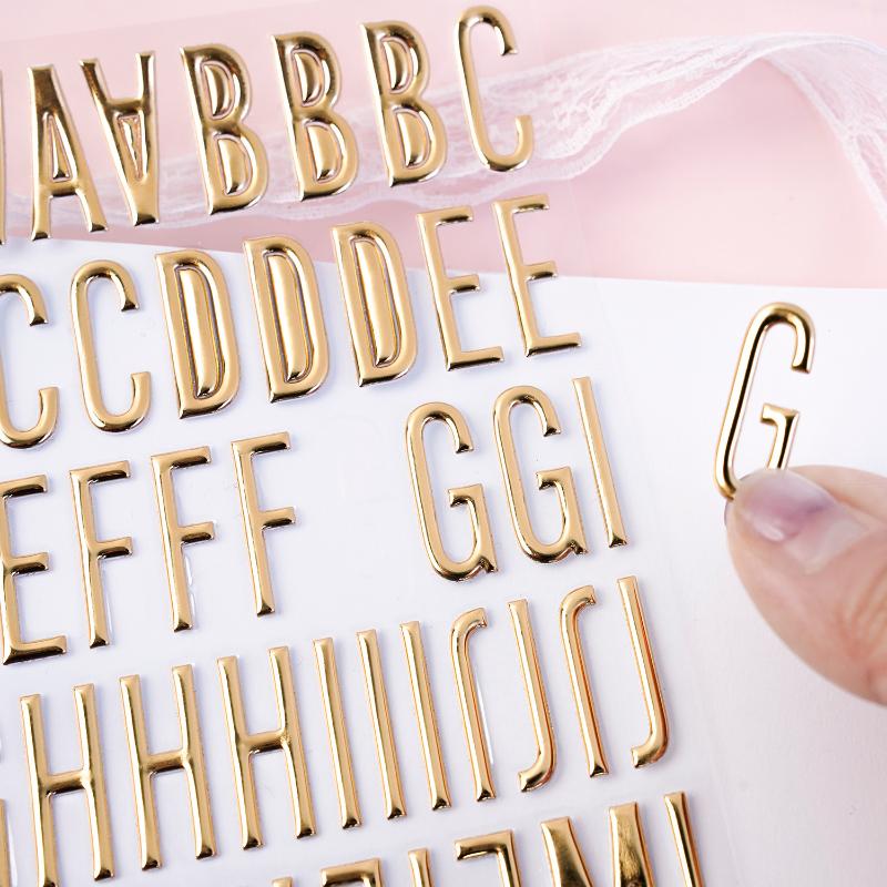 3D Gold Letter & Number Sticke - đánh giá và giá Letter S Art Craft