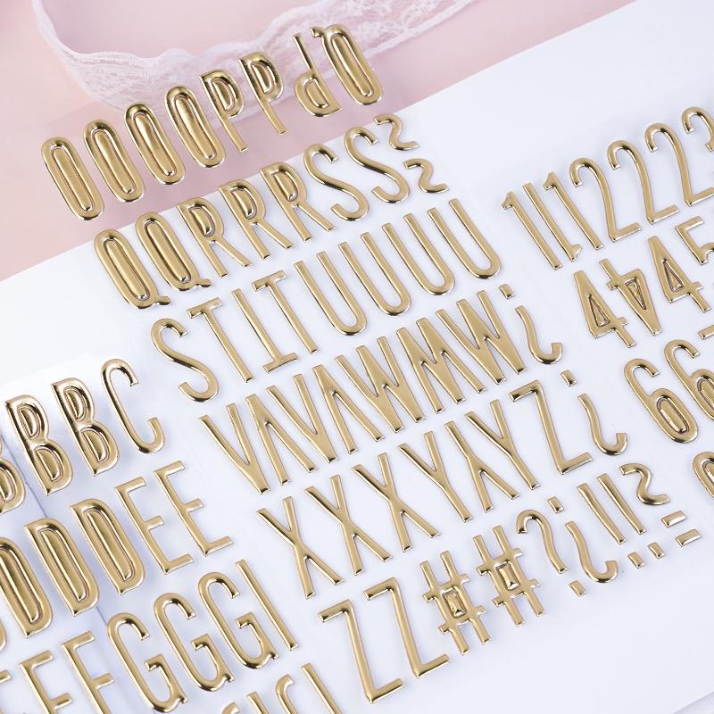 3D Gold Letter & Number Sticke - đánh giá và giá Letter S Art Craft