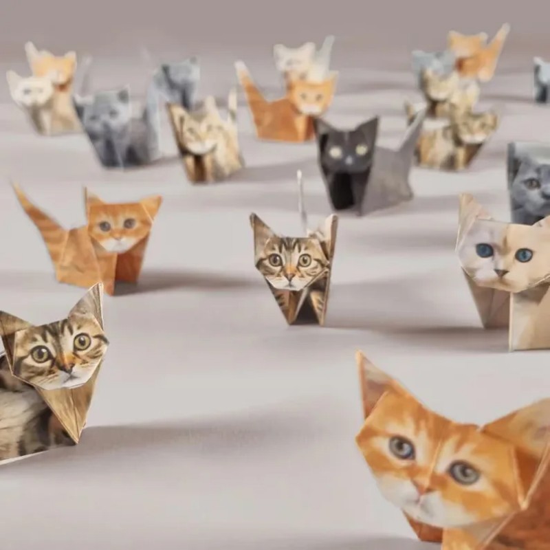 Creative DIY Paper Cats 50 She - đánh giá và giá Art Craft Cat