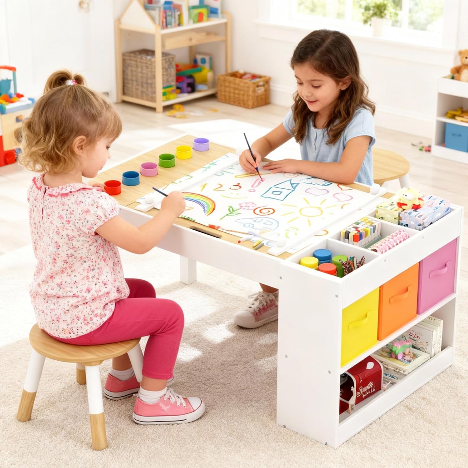 Kids Art Table and 2 Chairs Se - đánh giá và giá Art X Craft