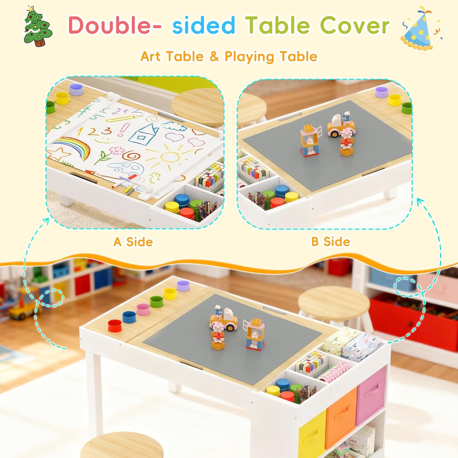 Kids Art Table and 2 Chairs Se - đánh giá và giá Art X Craft