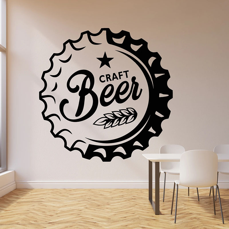 Wall Decal Drinking Alcohol Ba - đánh giá và giá Art Craft Logo