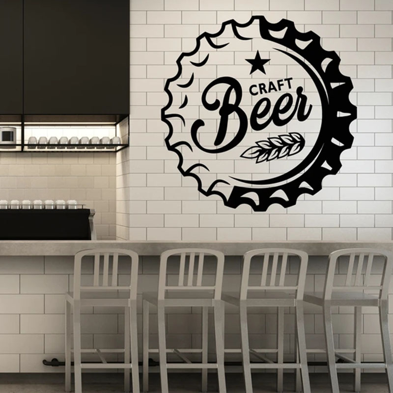 Wall Decal Drinking Alcohol Ba - đánh giá và giá Art Craft Logo