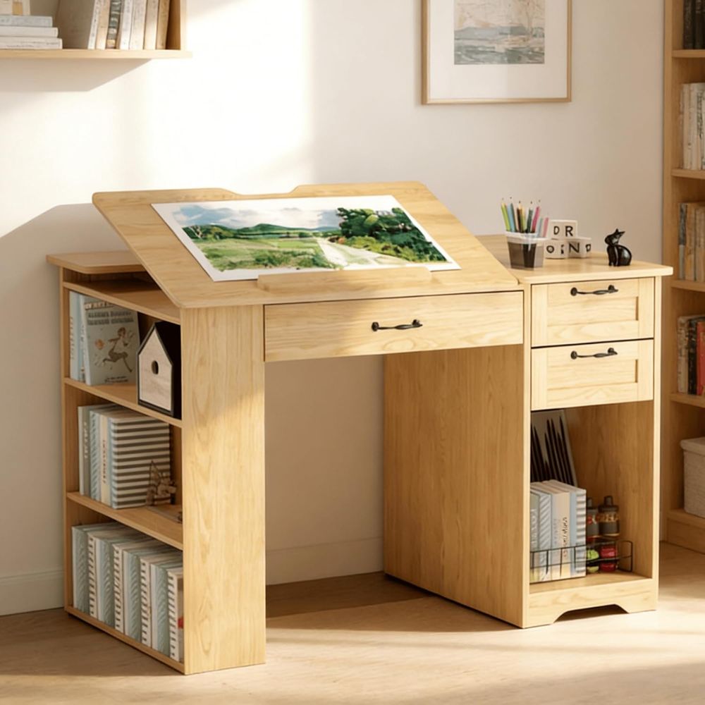 Adjustable Desk with Storage,  - đánh giá và giá Art & Craft Teacher