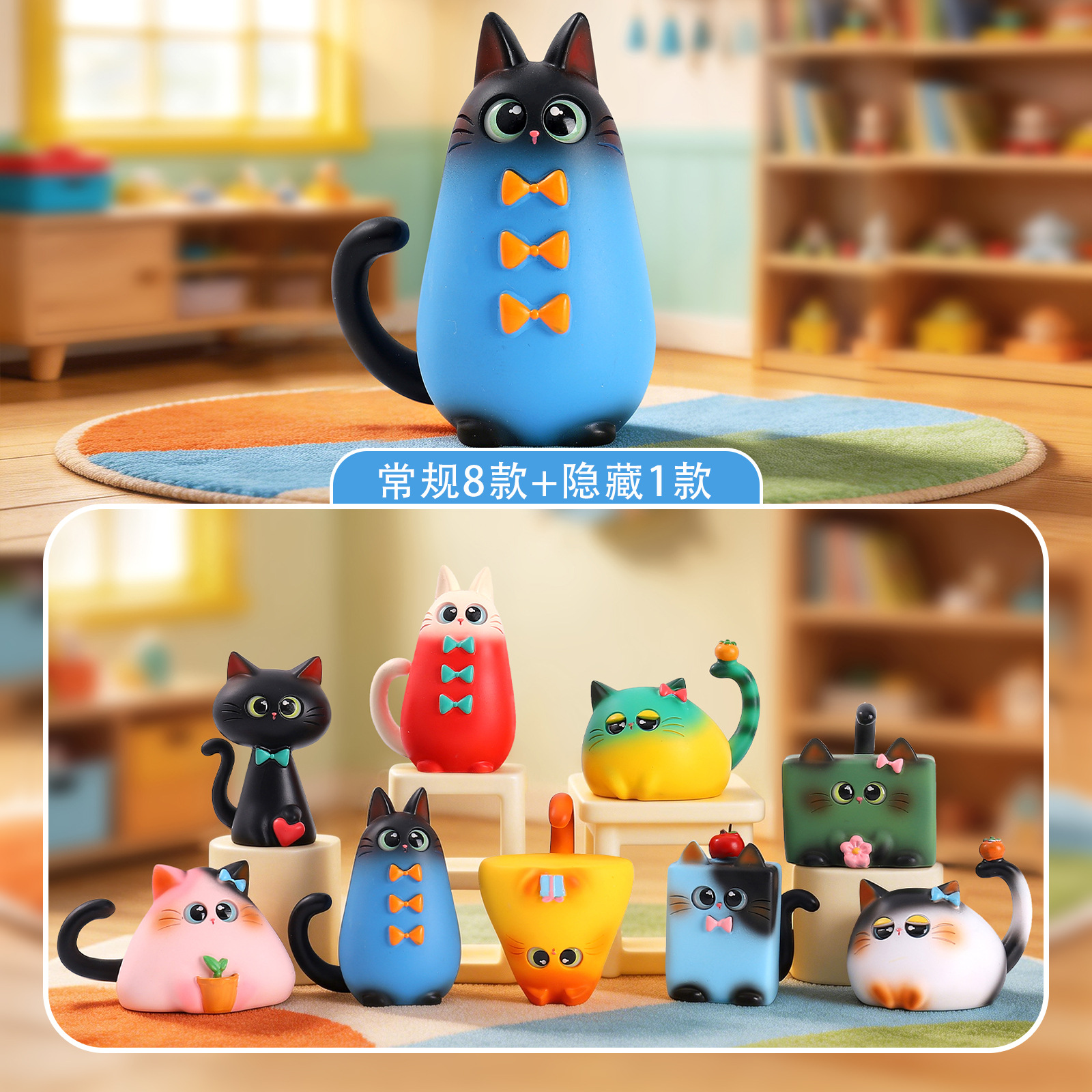 Blind Box Cat Figurine Resin C - đánh giá và giá Art Craft Cat
