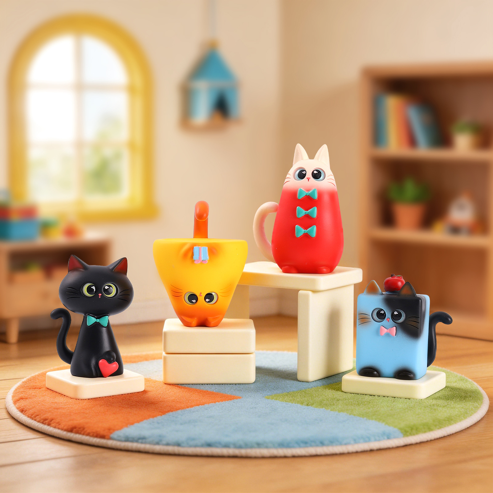 Blind Box Cat Figurine Resin C - đánh giá và giá Art Craft Cat
