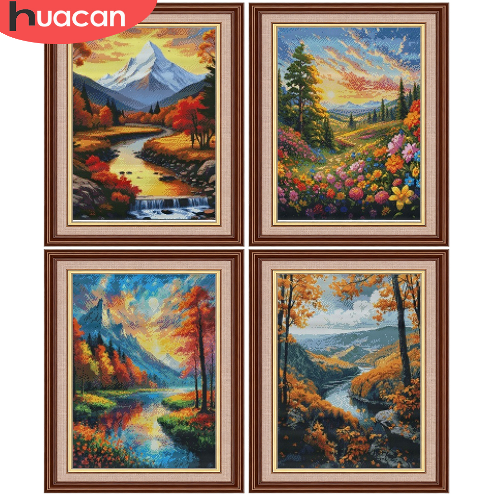 HUACAN Field Mountain Cross Po - đánh giá và giá Art And Craft Autumn