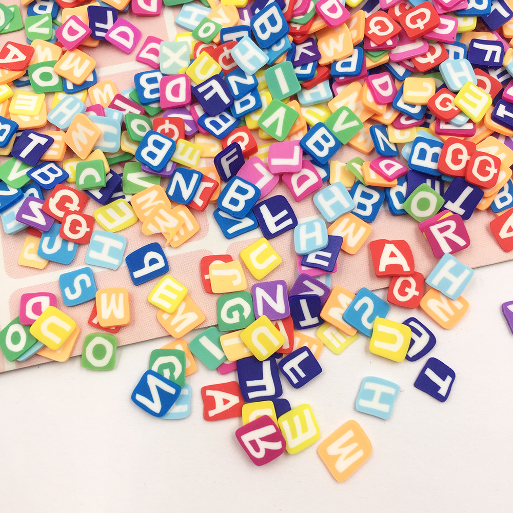 50g/lot 5mm Square Letters Sli - đánh giá và giá Letter S Art Craft