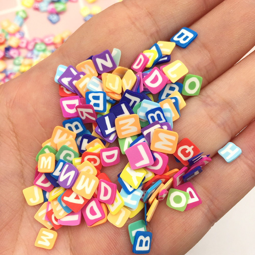 50g/lot 5mm Square Letters Sli - đánh giá và giá Letter S Art Craft