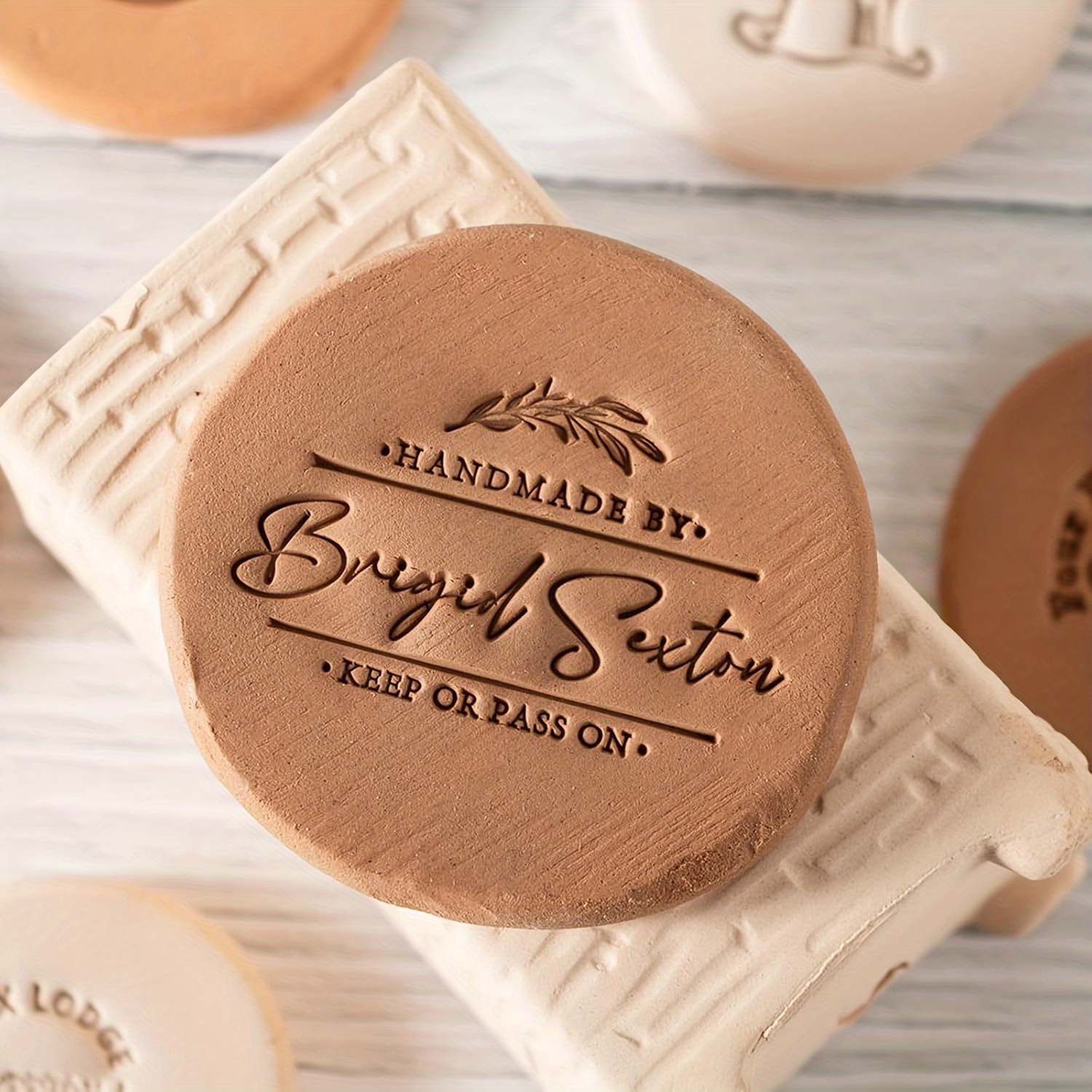 LOGO Custom Soap Stamps Person - đánh giá và giá Art Craft Logo