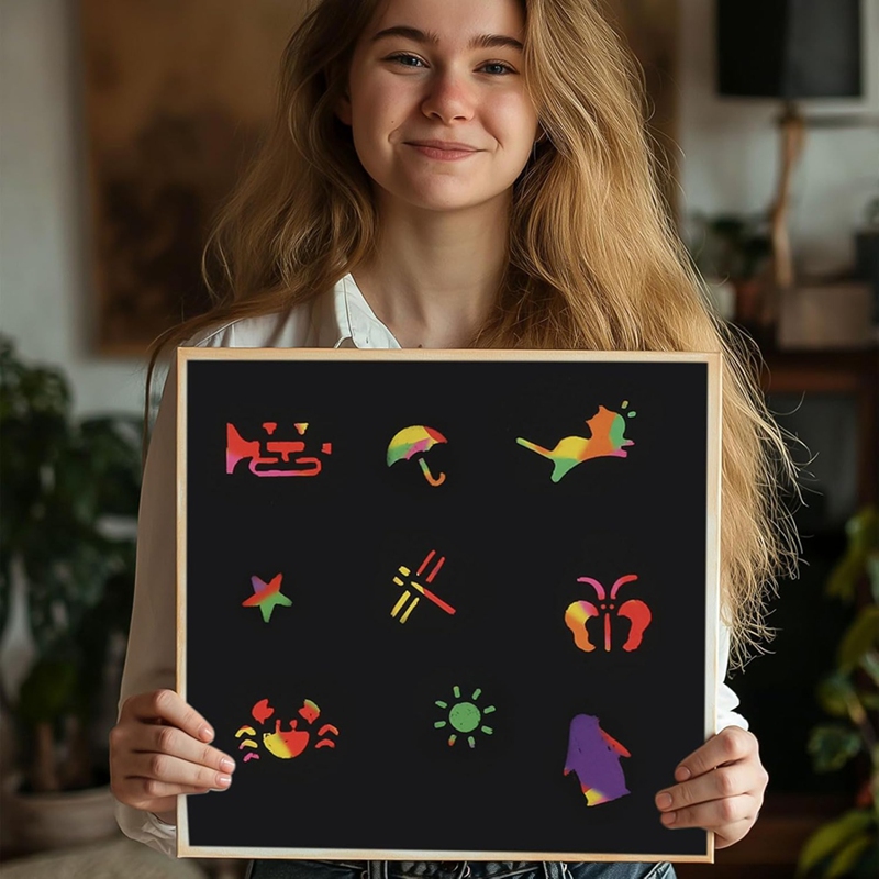 Scratch Paper Art Set, Black C - đánh giá và giá Art Craft Gifts