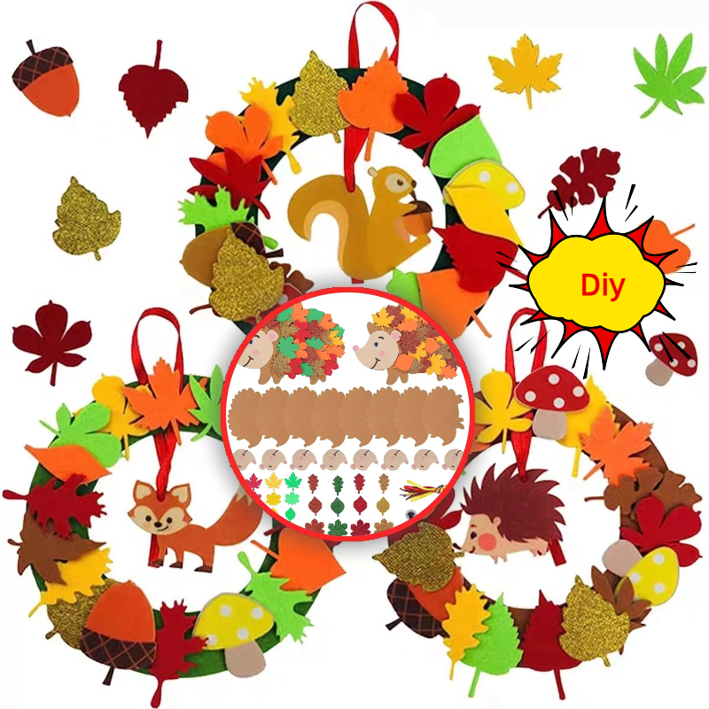 Autumn Creative Diy Wreath Cra - đánh giá và giá Art And Craft Autumn