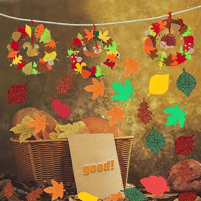 Autumn Creative Diy Wreath Cra - đánh giá và giá Art And Craft Autumn
