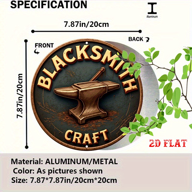 2D Flat, 1pc Vintage Blacksmit - đánh giá và giá Art Craft Logo