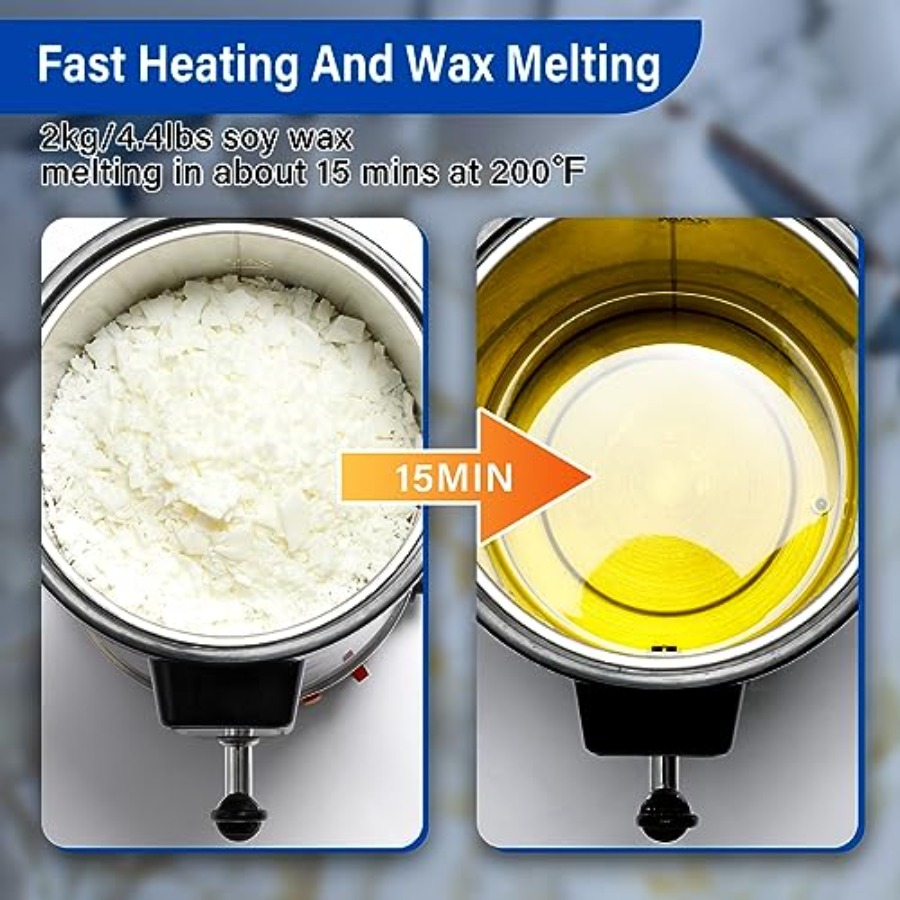 Electric Non-Stick Candle Wax  - đánh giá và giá Candle Making Wax