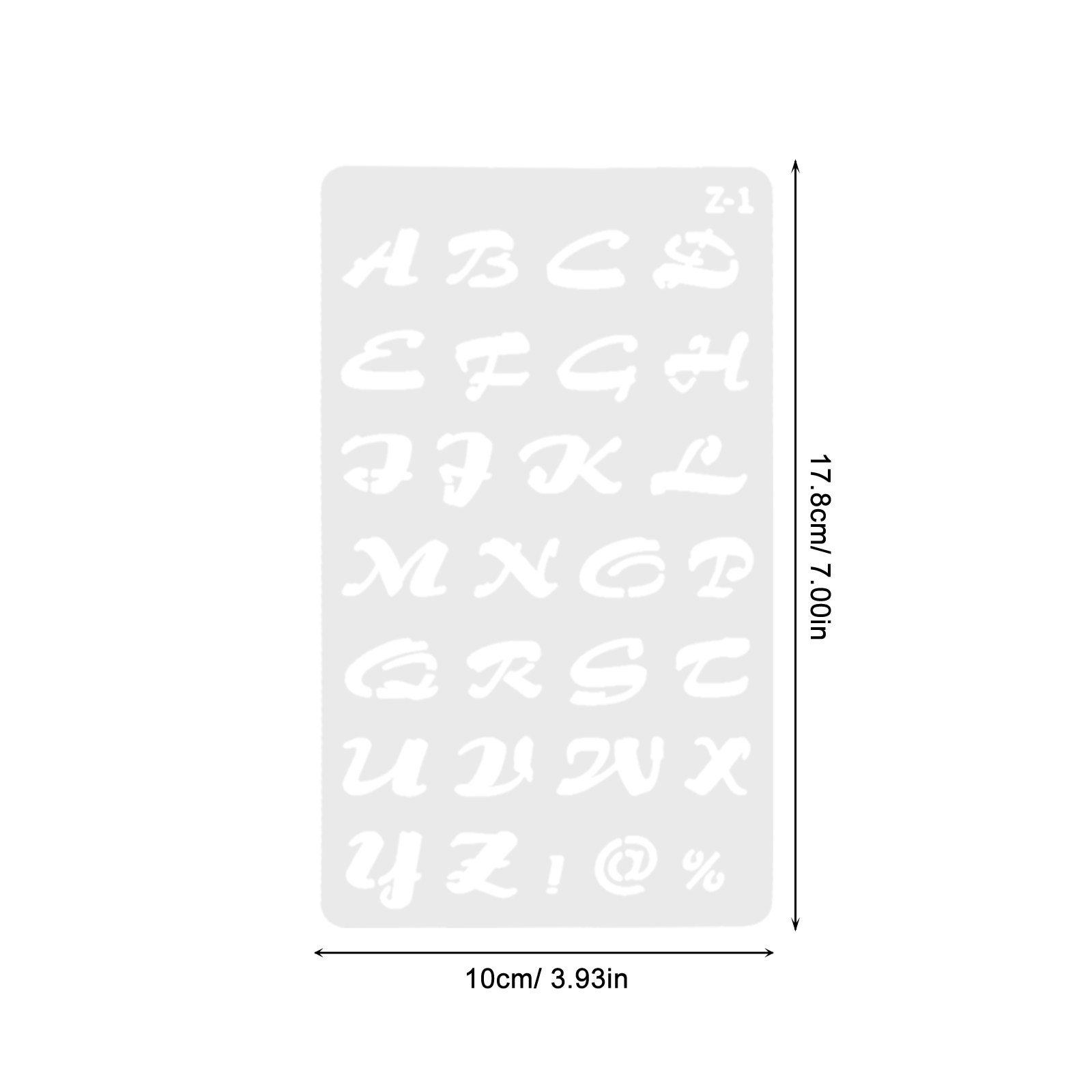 20Pcs Reusable Plastic Alphabe - đánh giá và giá Letter S Art Craft