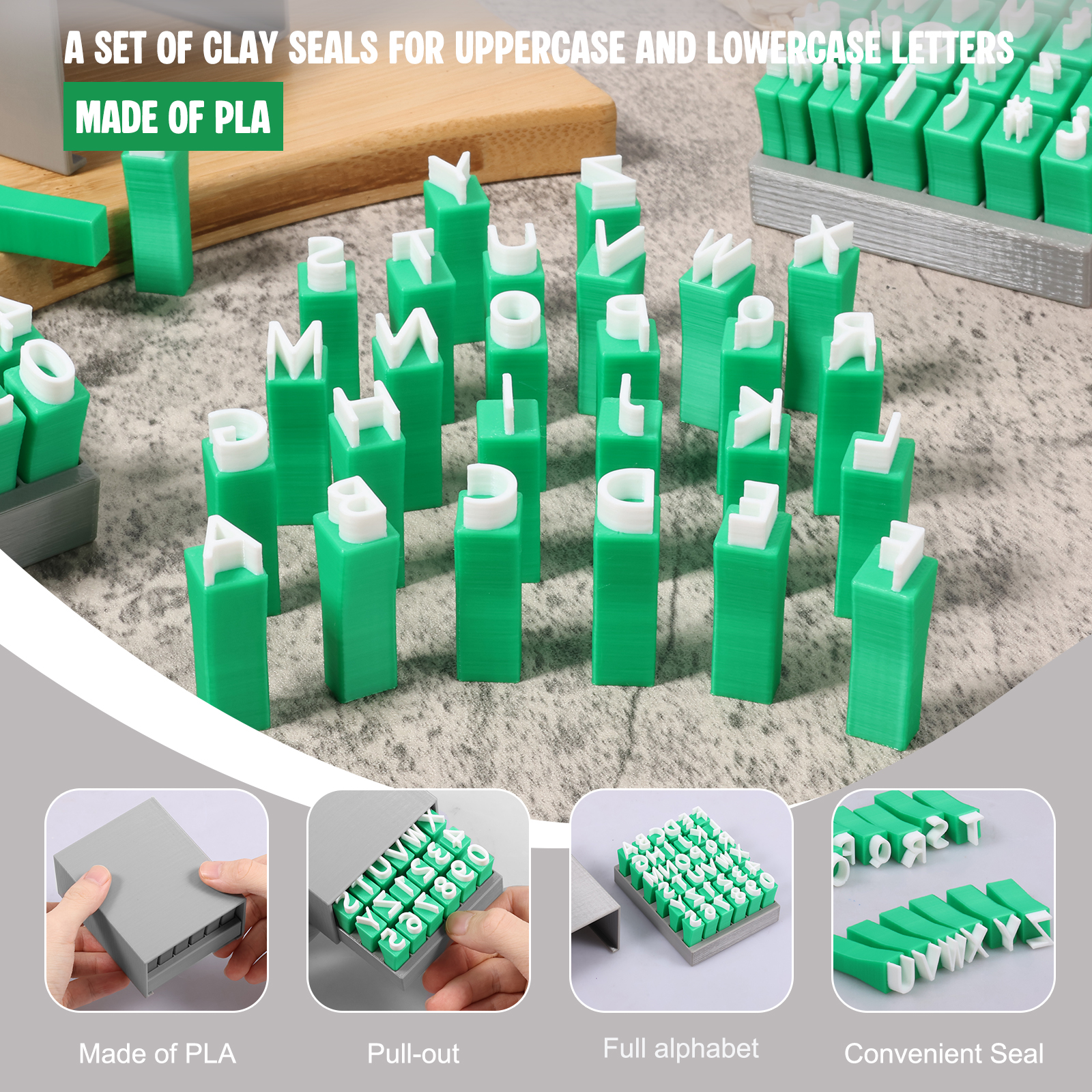 2Pcs PLA Plastic Uppercase Low - đánh giá và giá Letter S Art Craft