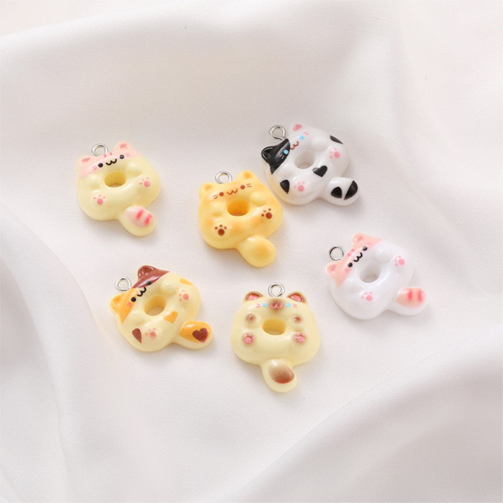 10Pcs Kawaii Cartoon Cat Resin - đánh giá và giá Art Craft Gifts