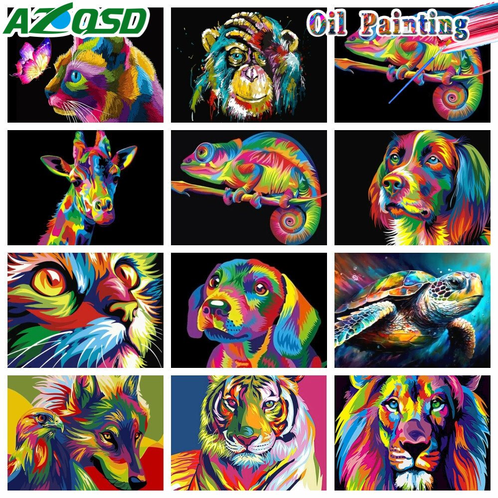 AZQSD Adult Paint By Numbers A - đánh giá và giá Art Craft Cat