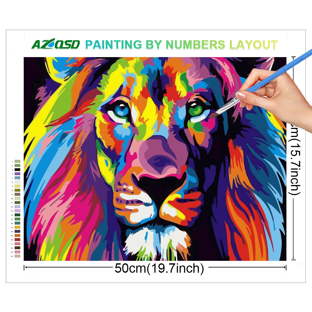 AZQSD Adult Paint By Numbers A - đánh giá và giá Art Craft Cat