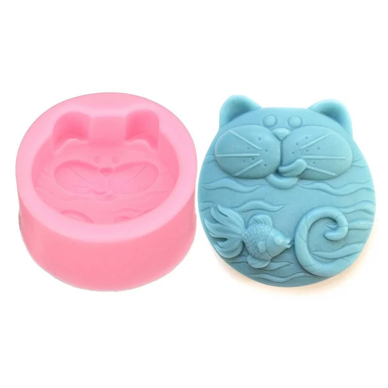 1PC Non-Stick Silicone Mold 3D - đánh giá và giá Art Craft Cat