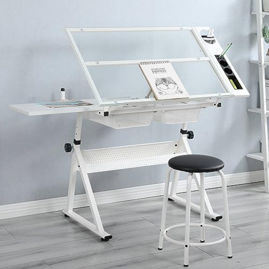 Drafting Table with Stool Mode - đánh giá và giá Art & Craft Teacher